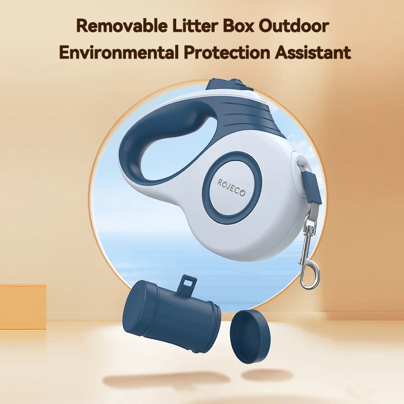 Pet Retractable Leash – 3M/5M for Walking Small Dogs & Cats