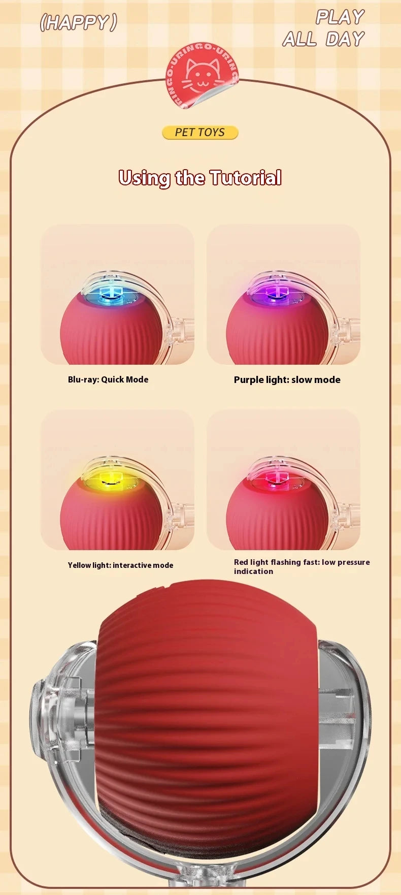 PawChase™ Smart Rolling Pet Ball