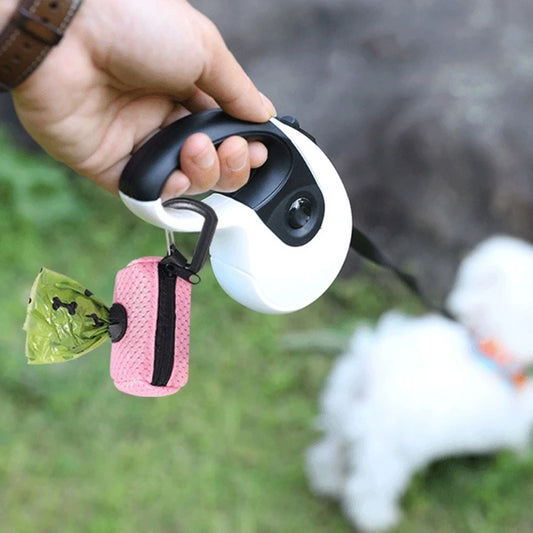 Dog Poop Bag Holder – Portable Pet Waste Bag Dispenser for Dog Walking & Travel