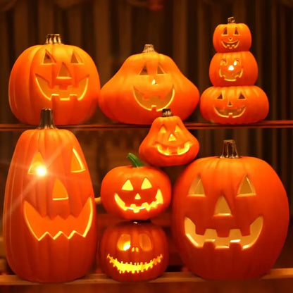 LED Halloween Glowing Pumpkin™ – Triple-Layer Party Decor