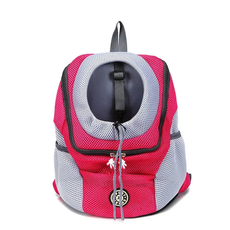 Small Dog Carrier Backpack – Breathable Travel Bag for Pets