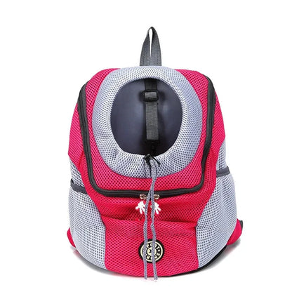 Small Dog Carrier Backpack – Breathable Travel Bag for Pets