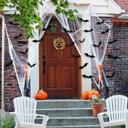 3D Black Bat™ Wall Stickers (12–120pcs) – Scary Halloween Party & Home Décor Must-Have
