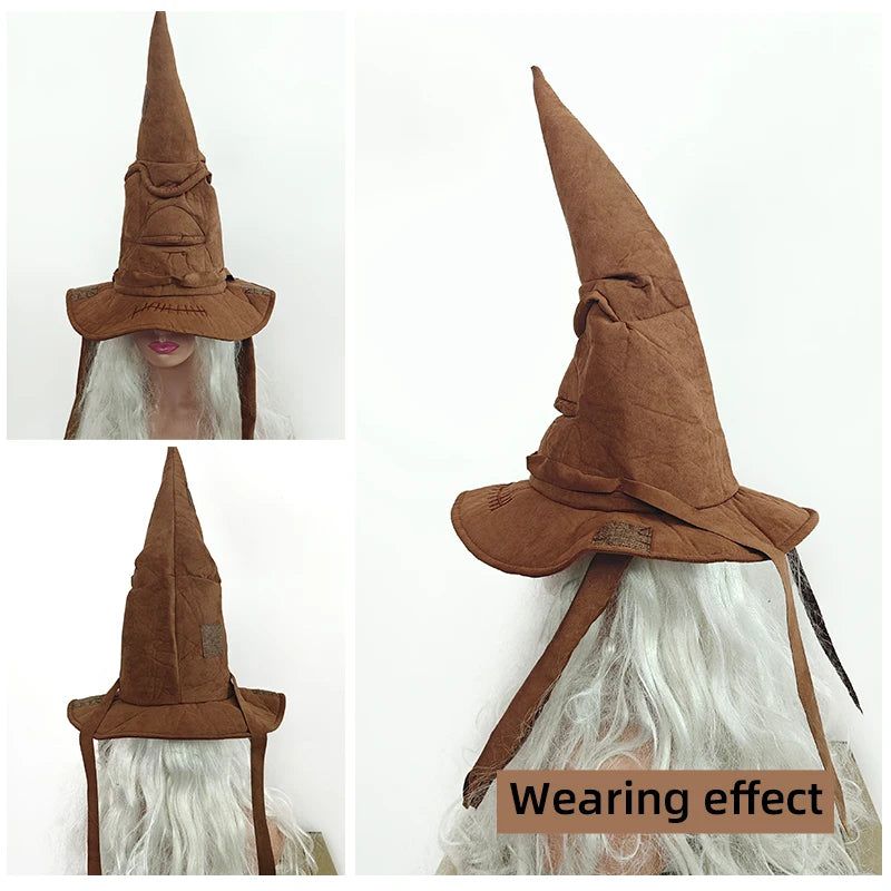 Fashion Movies Witch Wizard Hat™ – Leather Halloween Party & Cosplay Costume Accessory