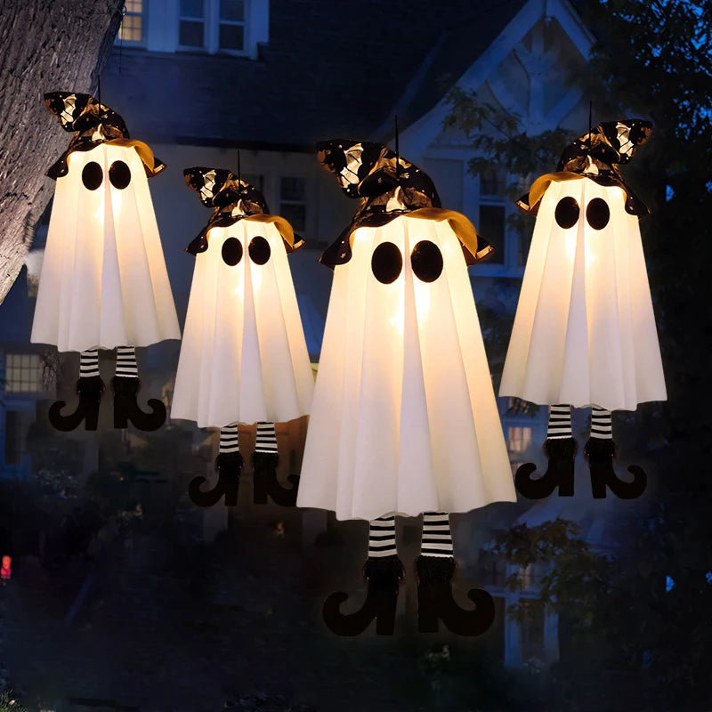 LED Halloween Witch & Ghost™ – 1/2/3pcs Hanging Party Decor