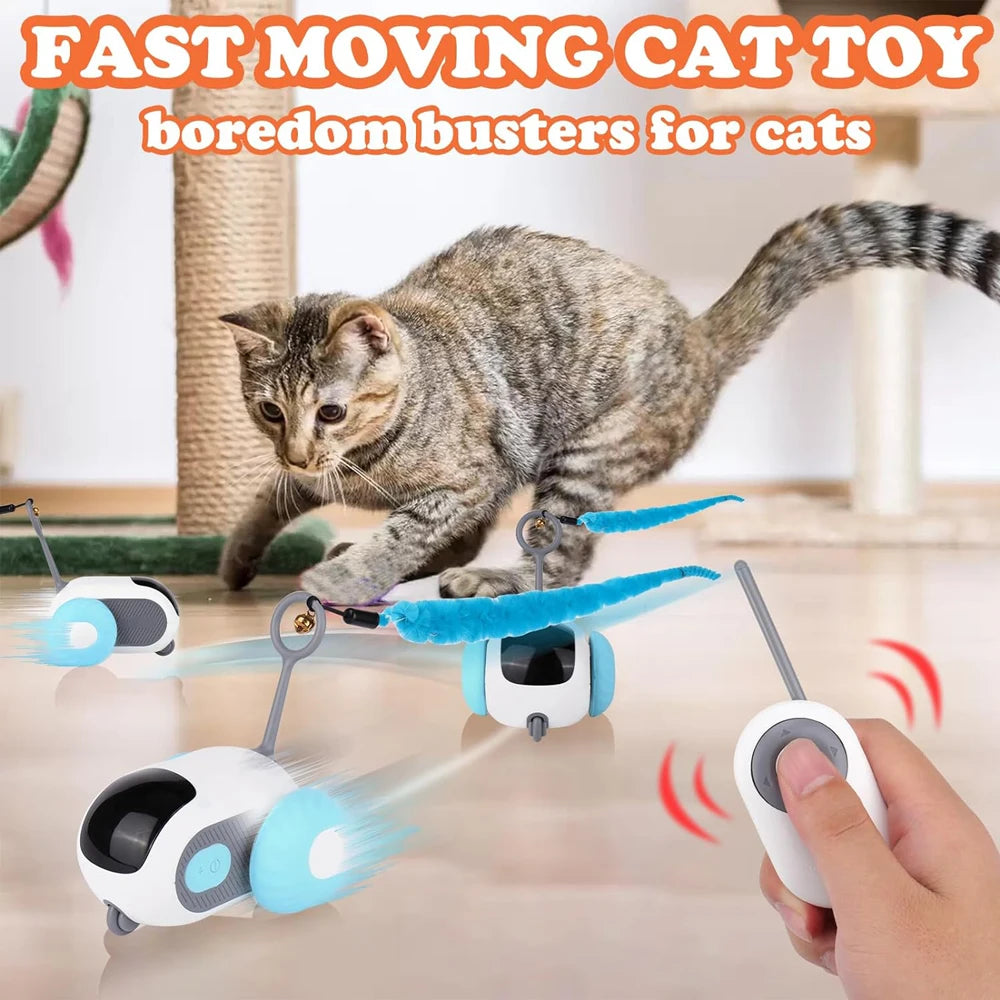 Smart Cat Toy with Dual Modes – Fun Indoor Play for Cats & Dogs