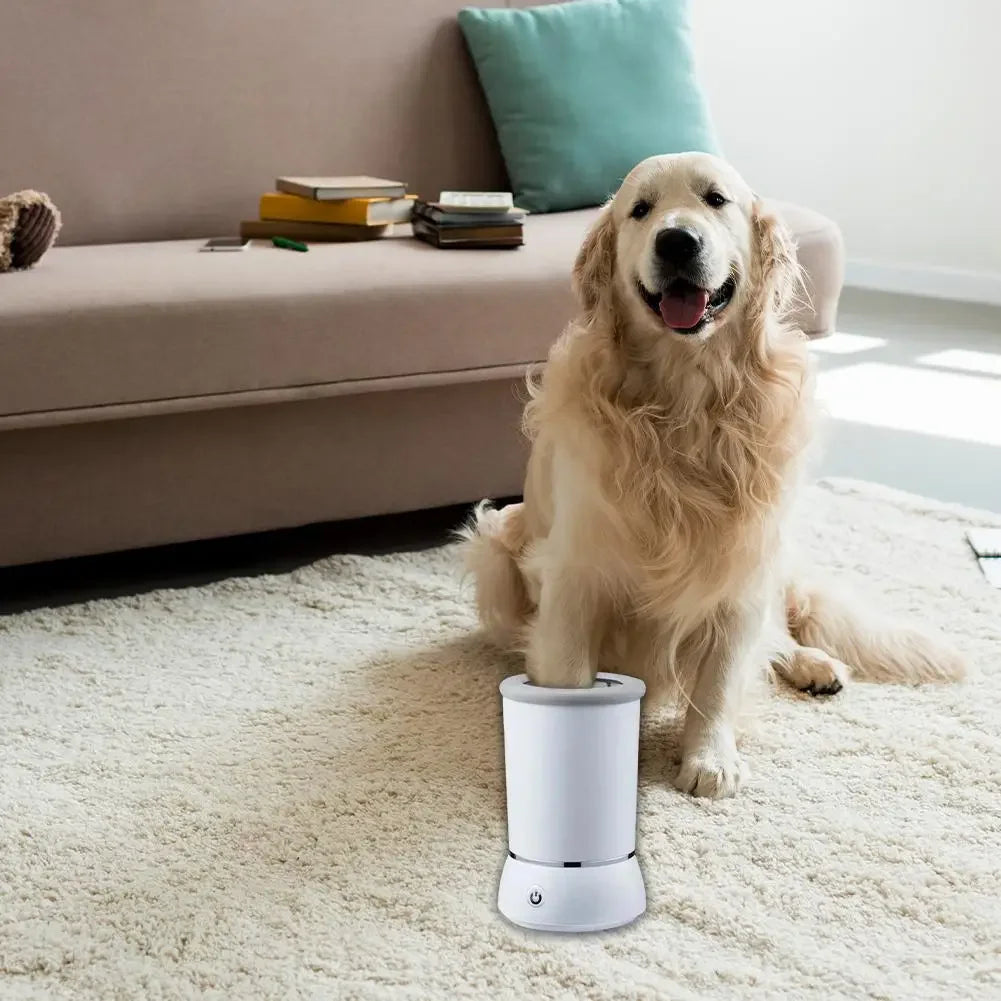 Automatic Dog Paw Cleaner – Electric Pet Paw Washer Cup