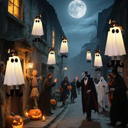 LED Halloween Witch & Ghost™ – 1/2/3pcs Hanging Party Decor