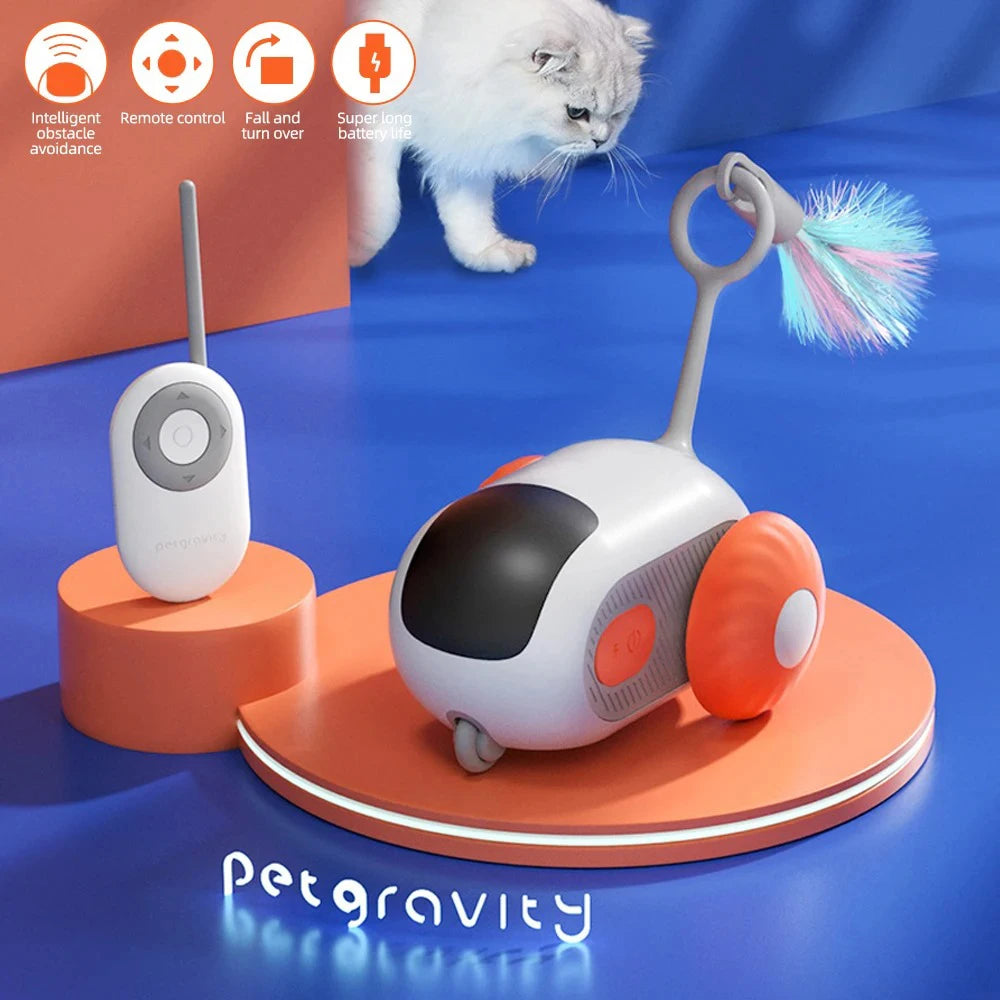 Smart Cat Toy with Dual Modes – Fun Indoor Play for Cats & Dogs