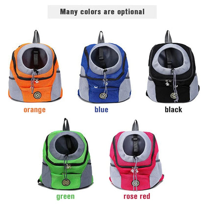 Small Dog Carrier Backpack – Breathable Travel Bag for Pets