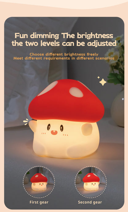 Halloween LED Night Light – Cute Silicone Pumpkin, Ghost & Mushroom Table Lamp for Kids, Nursery & Bedroom Gifts