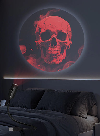 Mini USB Projection Lamp™ – Halloween, Christmas & Planet Decor