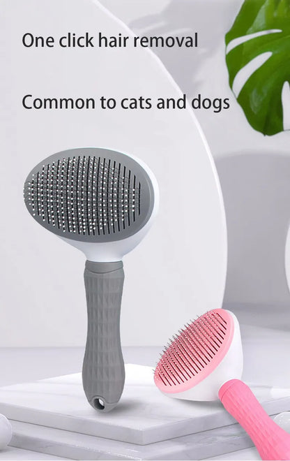 All-in-One Pet Hair Brush – Grooming Tool for Cats & Dogs