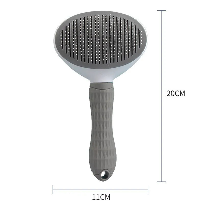 All-in-One Pet Hair Brush – Grooming Tool for Cats & Dogs