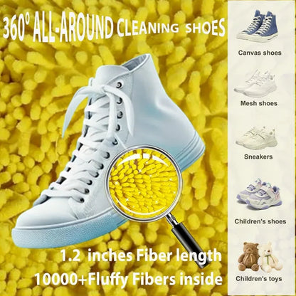 Shoe Washing Bag + Brush Set (1/2/4PCS)