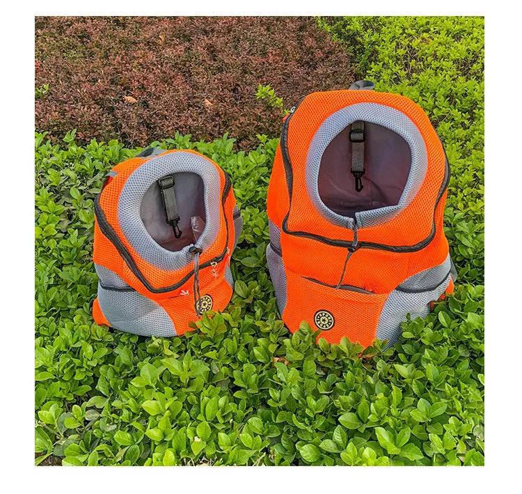Small Dog Carrier Backpack – Breathable Travel Bag for Pets