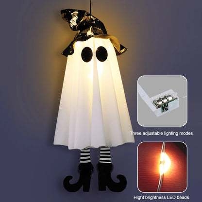 LED Halloween Witch & Ghost™ – 1/2/3pcs Hanging Party Decor
