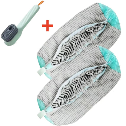 Shoe Washing Bag + Brush Set (1/2/4PCS)