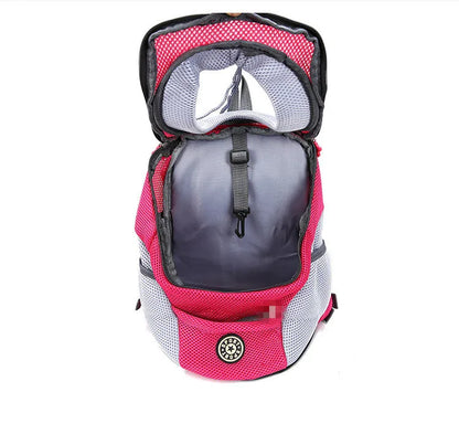 Small Dog Carrier Backpack – Breathable Travel Bag for Pets