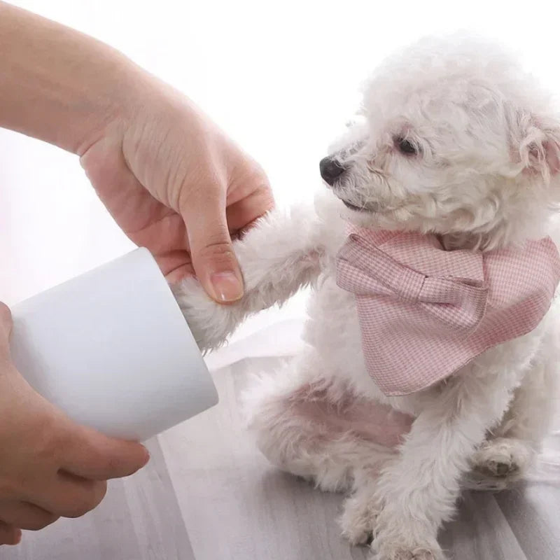 Pet Paw Cleaning Cup – Soft Silicone & Easy Manual Wash