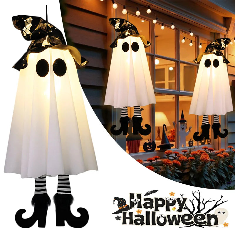 LED Halloween Witch & Ghost™ – 1/2/3pcs Hanging Party Decor
