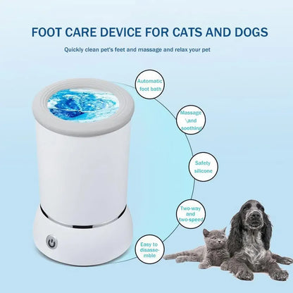 Automatic Dog Paw Cleaner – Electric Pet Paw Washer Cup