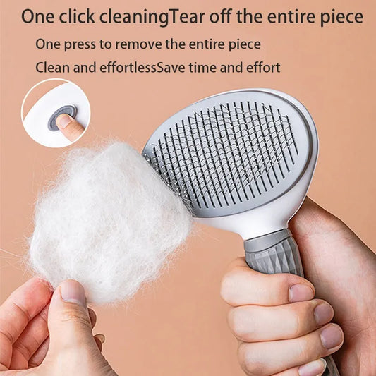 All-in-One Pet Hair Brush – Grooming Tool for Cats & Dogs