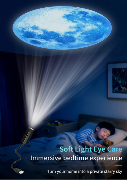 Mini USB Projection Lamp™ – Halloween, Christmas & Planet Decor
