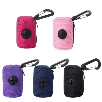 Dog Poop Bag Holder – Portable Pet Waste Bag Dispenser for Dog Walking & Travel