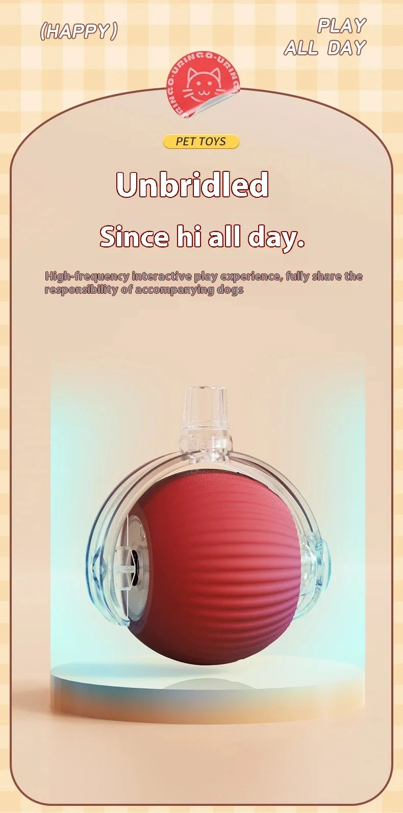 PawChase™ Smart Rolling Pet Ball