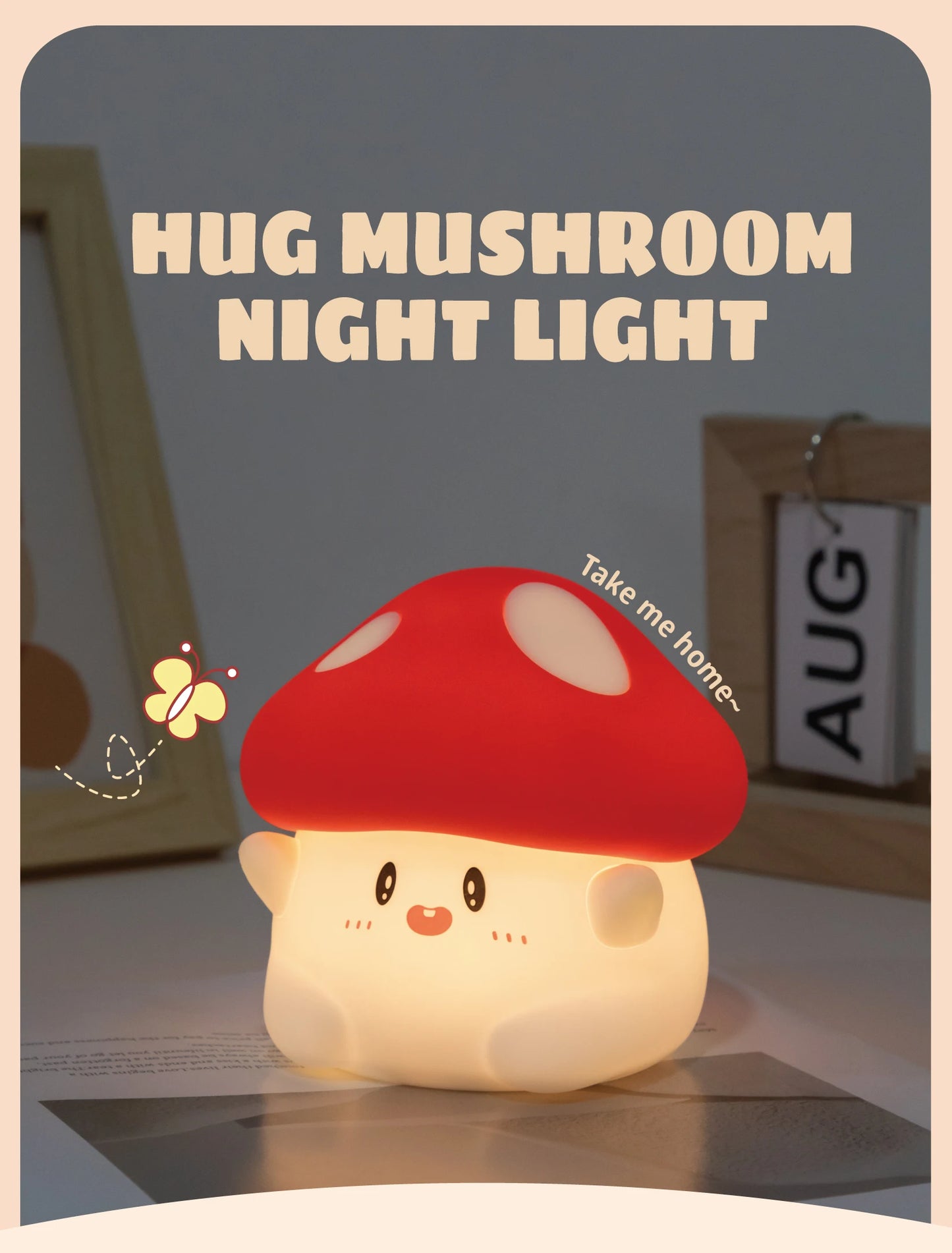 Halloween LED Night Light – Cute Silicone Pumpkin, Ghost & Mushroom Table Lamp for Kids, Nursery & Bedroom Gifts