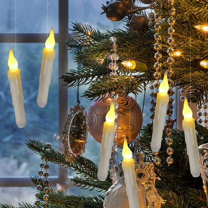 Floating LED Candles™ – 12/48/72pcs with Magic Wand for Party & Wedding Decor