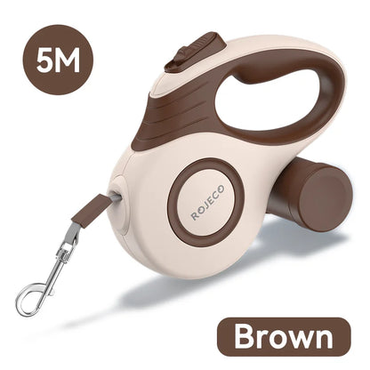 Pet Retractable Leash – 3M/5M for Walking Small Dogs & Cats