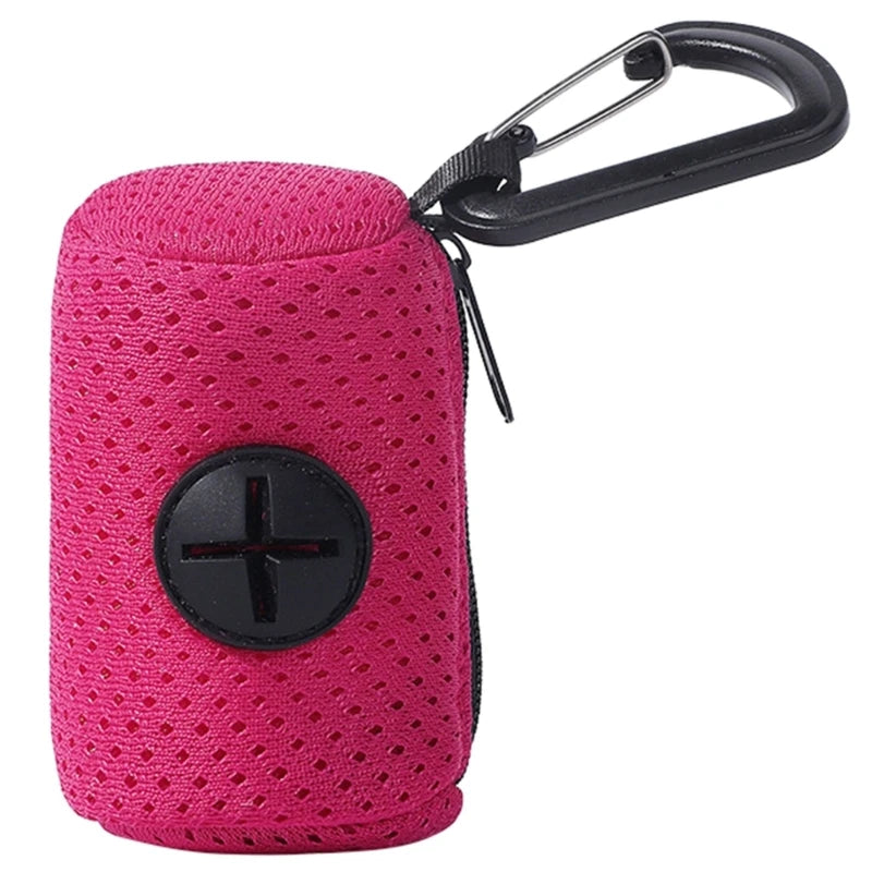 Dog Poop Bag Holder – Portable Pet Waste Bag Dispenser for Dog Walking & Travel