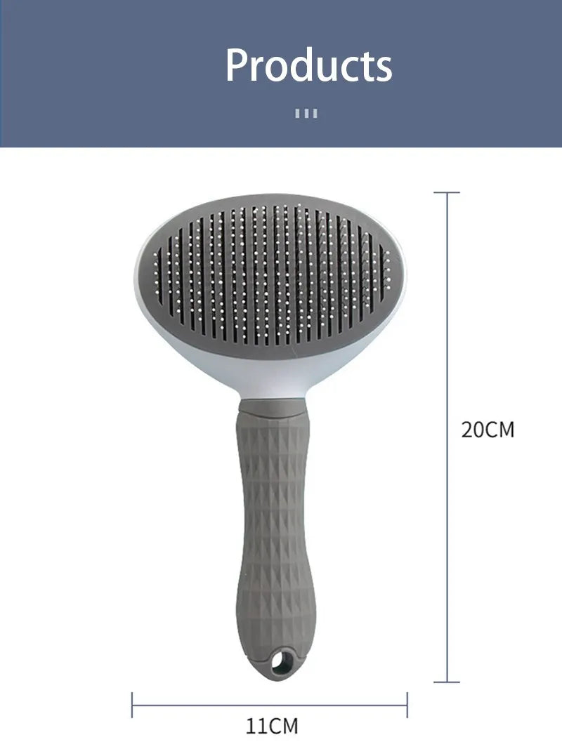 All-in-One Pet Hair Brush – Grooming Tool for Cats & Dogs