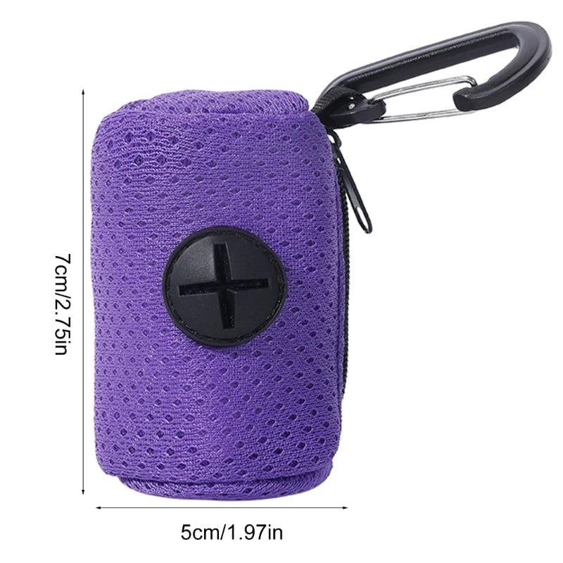 Dog Poop Bag Holder – Portable Pet Waste Bag Dispenser for Dog Walking & Travel
