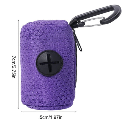 Dog Poop Bag Holder – Portable Pet Waste Bag Dispenser for Dog Walking & Travel