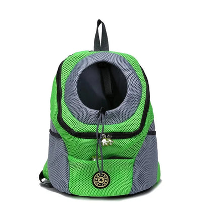 Small Dog Carrier Backpack – Breathable Travel Bag for Pets