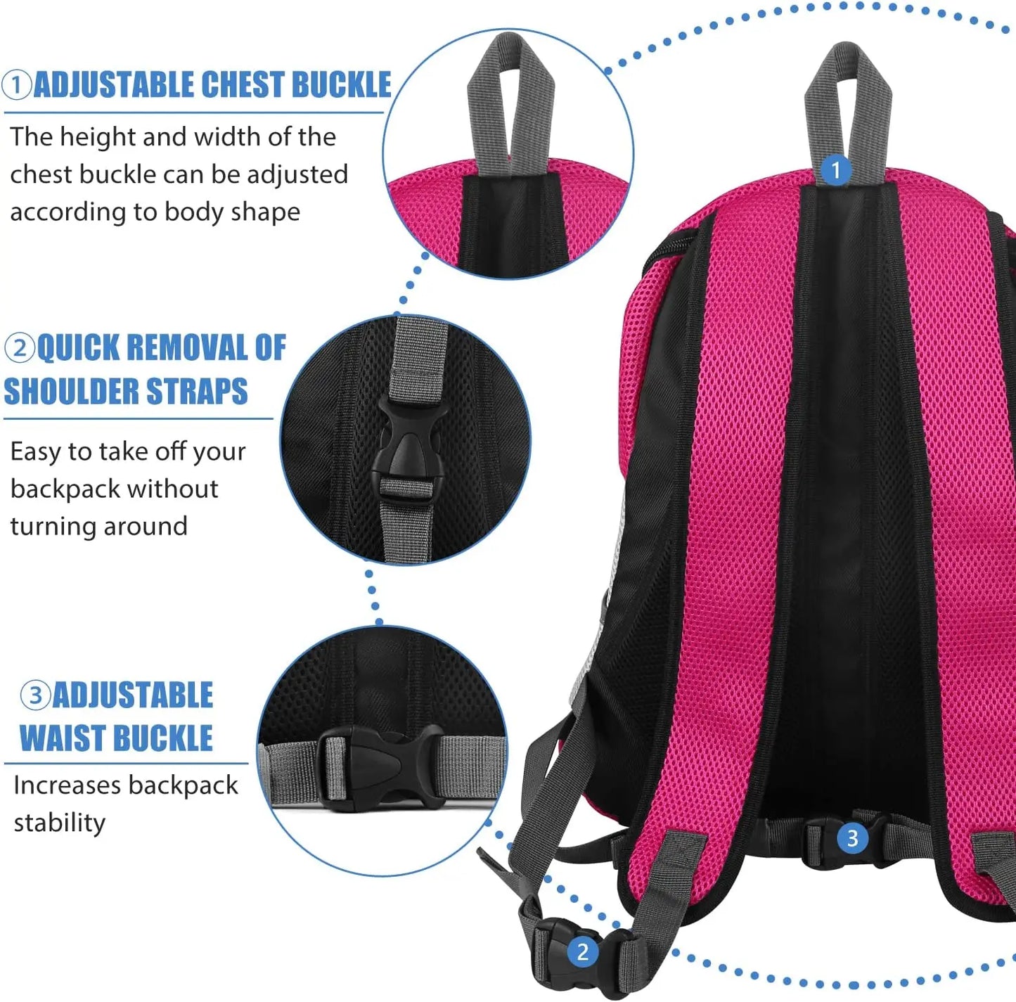 Small Dog Carrier Backpack – Breathable Travel Bag for Pets