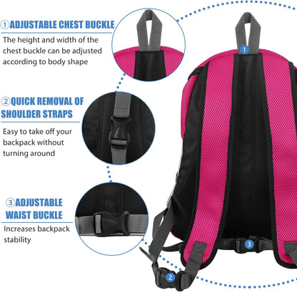 Small Dog Carrier Backpack – Breathable Travel Bag for Pets