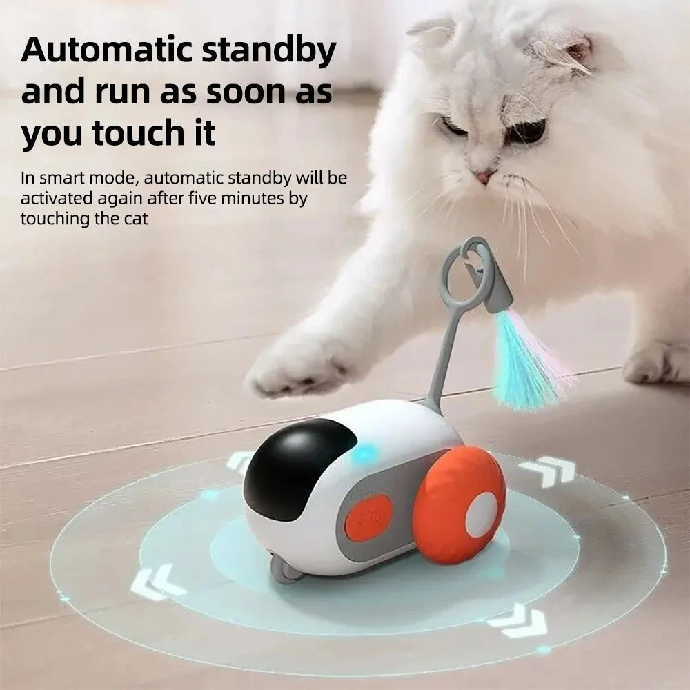 Smart Cat Toy with Dual Modes – Fun Indoor Play for Cats & Dogs
