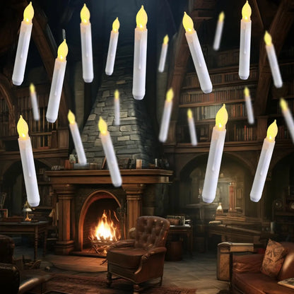 Floating LED Candles™ – 12/48/72pcs with Magic Wand for Party & Wedding Decor