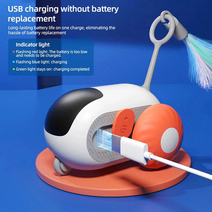 Smart Cat Toy with Dual Modes – Fun Indoor Play for Cats & Dogs
