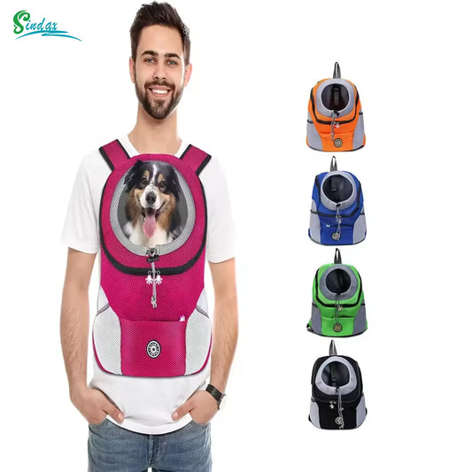 Small Dog Carrier Backpack – Breathable Travel Bag for Pets