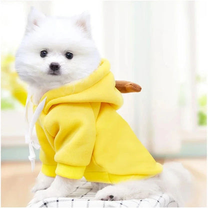 Fruit Fun™ Pet Costume – Soft Fleece Jacket for Small Dogs & Cats