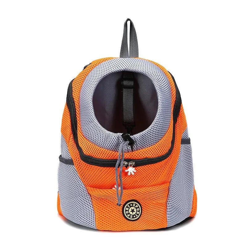 Small Dog Carrier Backpack – Breathable Travel Bag for Pets