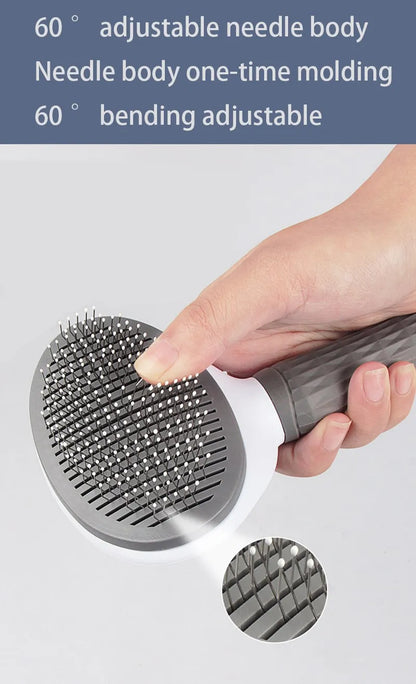 All-in-One Pet Hair Brush – Grooming Tool for Cats & Dogs