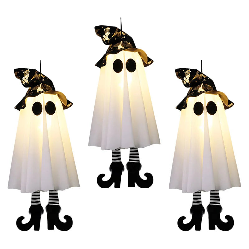 LED Halloween Witch & Ghost™ – 1/2/3pcs Hanging Party Decor