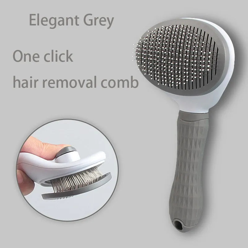 All-in-One Pet Hair Brush – Grooming Tool for Cats & Dogs