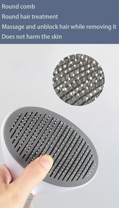 All-in-One Pet Hair Brush – Grooming Tool for Cats & Dogs